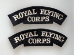 British Cloth Shoulder Titles WWI
