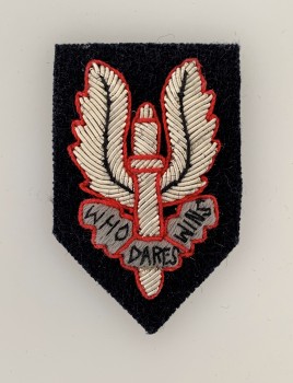 Special Air Service Officer's wire beret badge