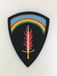 U.S. WW2 S.H.A.E.F. cloth patch (on felt)