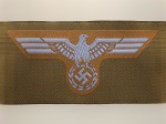 Afrika Korps enlisted man's silk woven breast eagle
