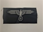Waffen S.S. enlisted man's silk  woven cap eagle
