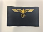 Kriegsmarine enlisted man's silk woven cap eagle