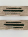 Army Universal  enlisted man's woven collar patches