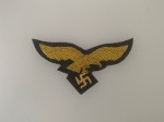 Cloth Breast and Cap Insignia Luftwaffe