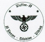 Waffen S.S. Panzer Division Wiking (Viking) military rubber hand stamp.