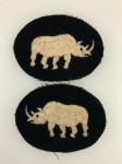 British 1st Armoured Division patches.  MATCHED PAIR