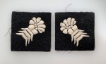 British 6th Armoured Division cloth sleeve patches. PAIR.