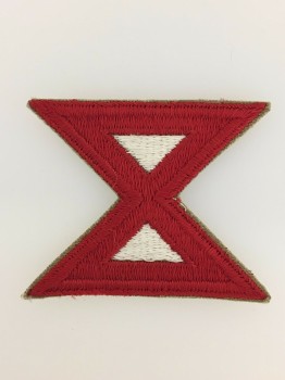 U.S. WW2 10th Army cloth sleeve patch