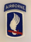 U.S. Vietnam war 173rd Airborne Brigade patch  with airborne tab. Colour issue