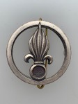 Foreign Legion Cavalry metal beret badge