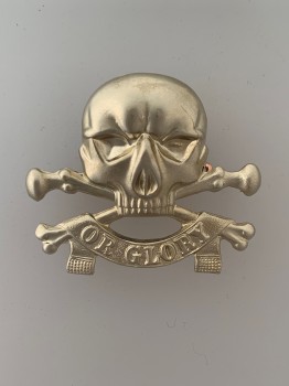 17th  Lancers metal cap badge