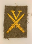 British V Force Commando cloth sleeve patch