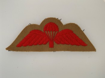 Royal Marine's Paratrooper's tropical issue cloth sleeve wings