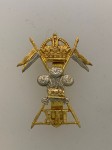 12th Lancers metal cap badge