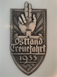 Ostland Treuefahrt Plaque Silver