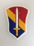 1st Field Force Vietnam cloth sleeve patch.  Colour issue