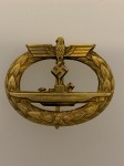 U Boat Badge by SCHWERIN. ORIGINAL QUALITY.