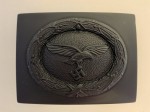 Luftwaffe enlisted mans blue painted zinc belt buckle