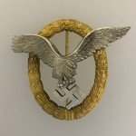 Luftwaffe Pilot-Observers Badge. ORIGINAL QUALITY. Deumer.