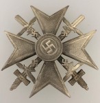 Spanish Cross in Silver with Swords- Original Quality