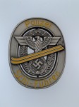 Police Ski-leader enamel breast badge
