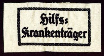 Heeres Krankentrager armband embroidered armband
