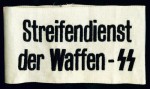 Streifendienst Der Waffen SS embroidered armband