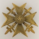 Spanish Cross in Gold with Swords- Original Quality