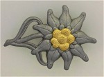 Gebirgsjager mans metal cap badge SUPERIOR QUALITY