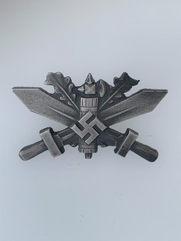 Breast badge of  Italian Volunteers in Germany- Silver