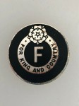 British  Fascists enameled lapel membership badge. 2nd issue