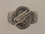 Luftwaffe Paratrooper's   Honour ring in  silver.