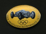 German 1935 Olympic Sponsors motor race series enamel badge for Flag Marshalls.