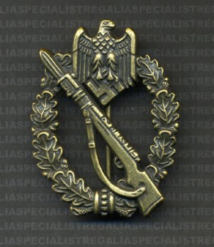 Infantry Assault Badge in Bronze RE-ENACTOR REPRODUCTION.