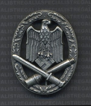 Army General Assault Badge RE-ENACTOR REPRODUCTION.