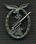 Luftwaffe  Flak Artillery Badge RE-ENACTOR REPRODUCTION.