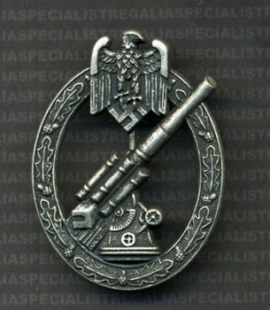 Army Flak Artillery Badge RE-ENACTOR REPRODUCTION.