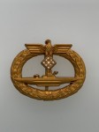 Kriegsmarine U Boat War Badge with Diamonds.