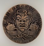 German Goetz satirical medallion 'Bolshiwismus- Die Neu Gefahr im Osten'.