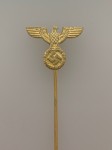 N.S.D.A.P. Party eagle stick pin badge in gilt finish
