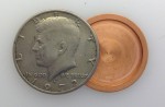 United States  Kennedy ½ Dollar hollow  SPY COIN.