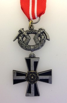 Finnish Order of the Cross of Liberty 4th  Class.