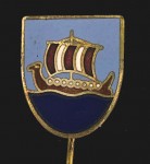 Kriegsmarine U83 U Boat or Submarine crewmans enamel lapel badge