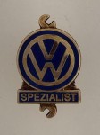 Volkswagen V.W. Spezialist Mechanics lapel badge..