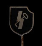 Waffen S.S. 12th Hitlerjugend Division enamel stickpin.