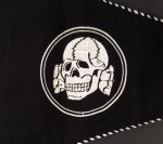 S.S. Totenkopf vehicle pennant.