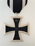 Imperial German 1914 Iron Cross 2nd Class- Silver finish.