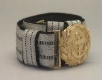 Kriegsmarine Officers dress brocade belt with buckle.