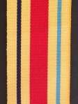 Medal Ribbon for British WW2 Africa Star. 32mm wide.