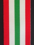 Medal Ribbon for British WW2 Italy Star. 32mm wide.
